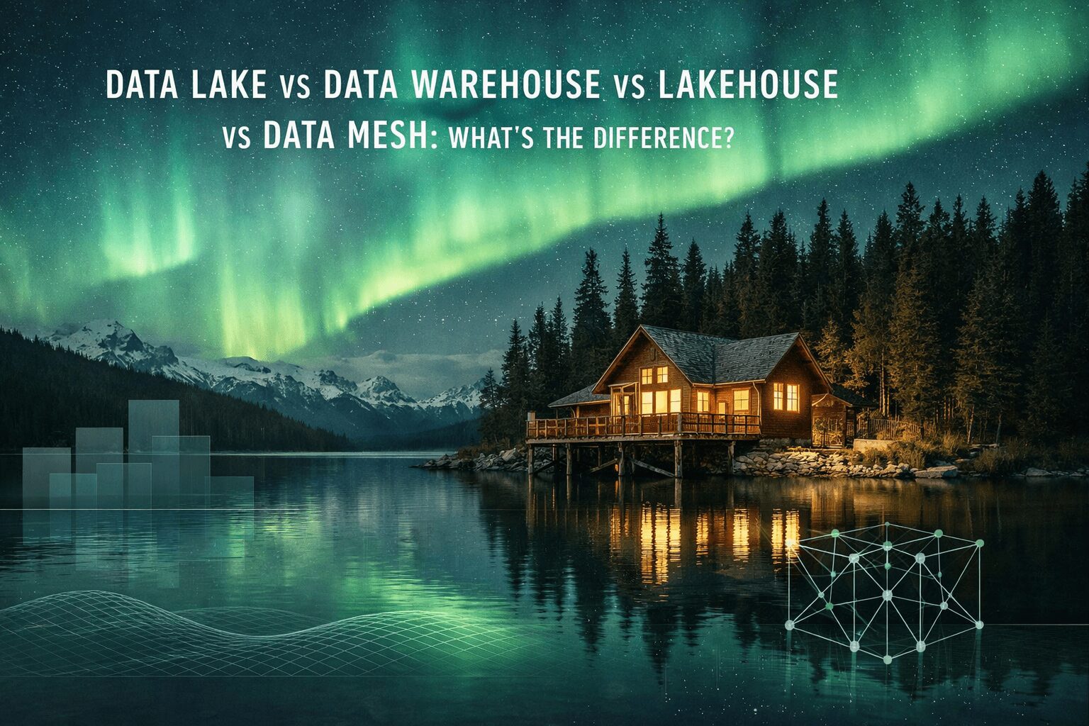 Data Lake vs Warehouse vs Lakehouse vs Mesh: Key Differences