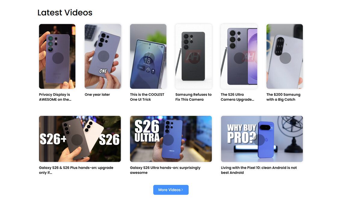 Galaxy S26 Ultra Pre-Order and PhoneArena's New Video Section