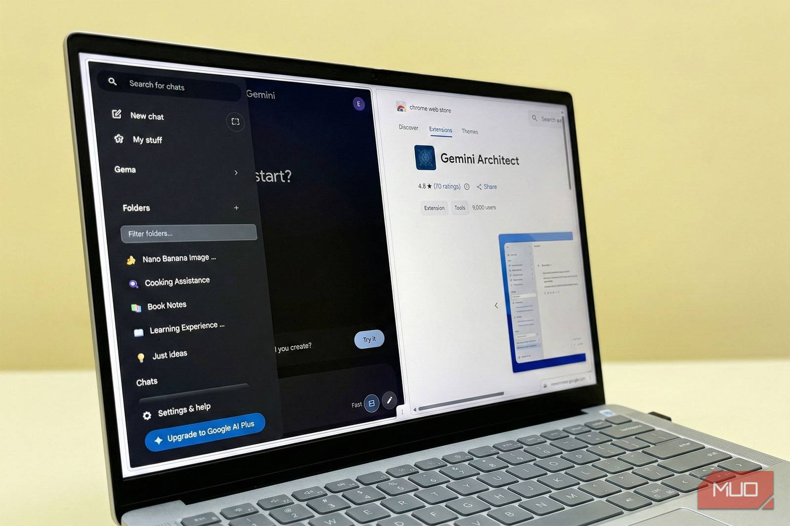 Simplifying Gemini with a Chrome Extension