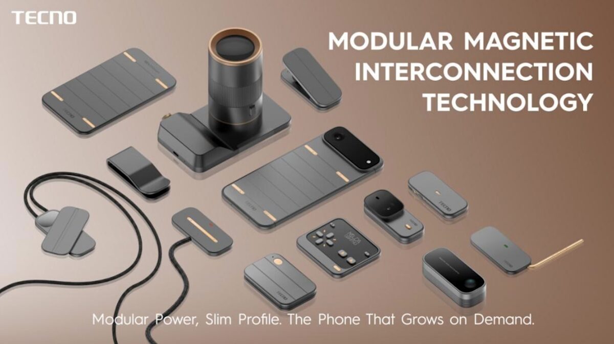 Tecno's Thin Modular Smartphone Concept