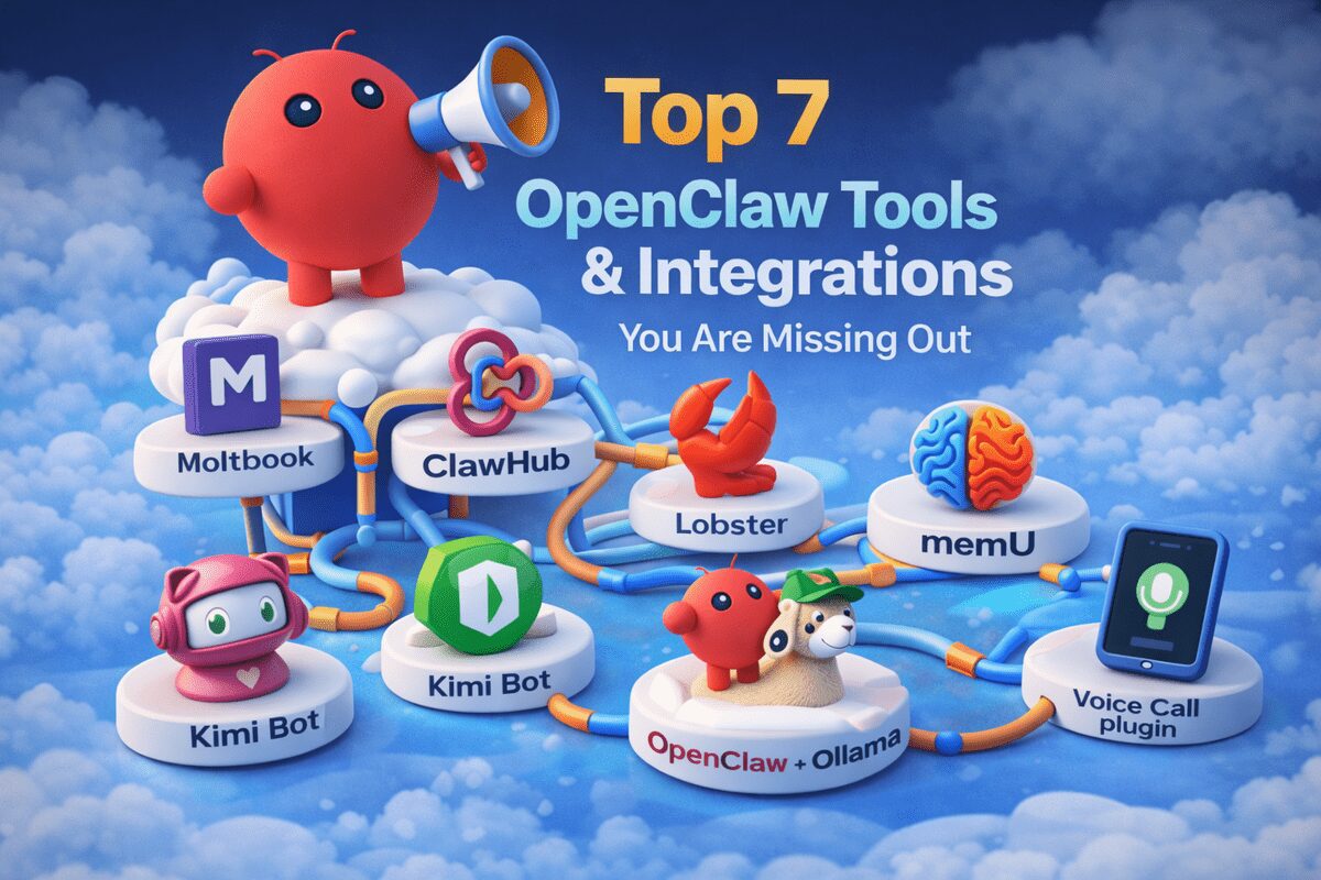 Top 7 OpenClaw Tools & Integrations You Can’t Miss