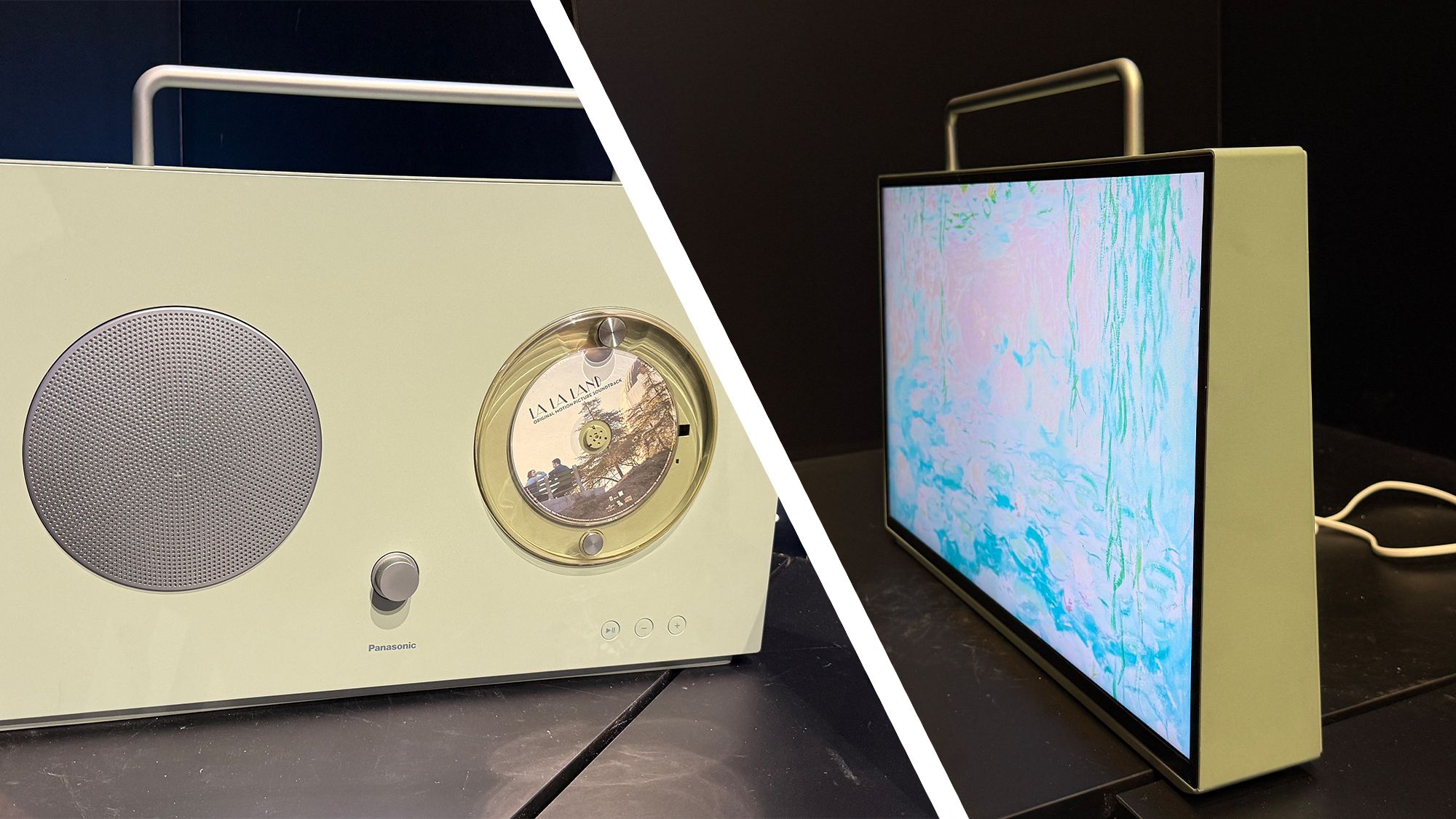 Panasonic's Portable TV with CD Player: A Nostalgic Tech Marvel