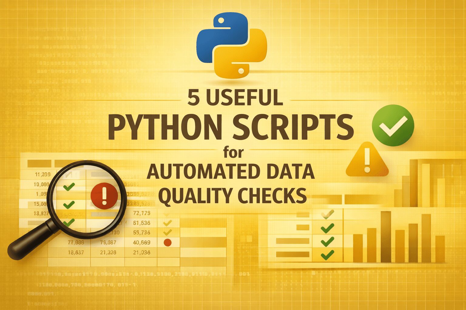 5 Python Scripts for Automated Data Quality Checks