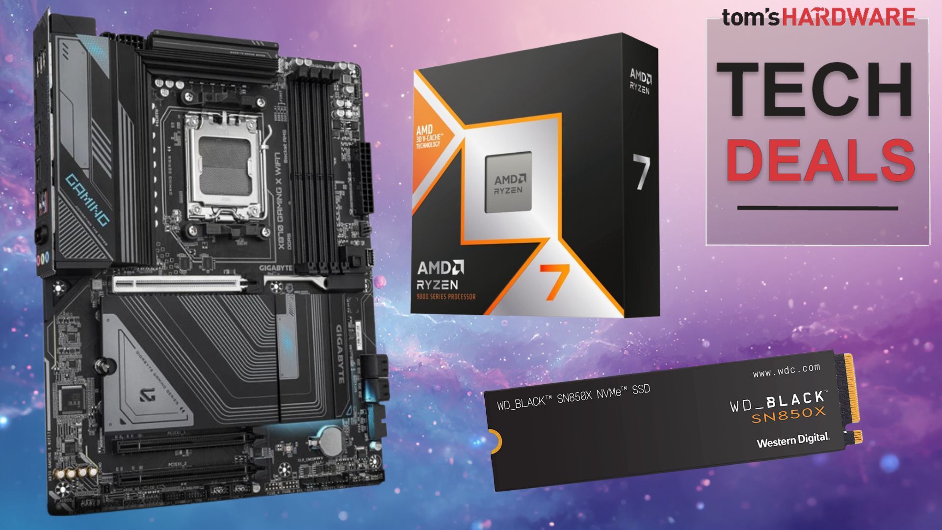 AMD 9850X3D Bundle Deal: Save $190 on CPU, Motherboard, and SSD