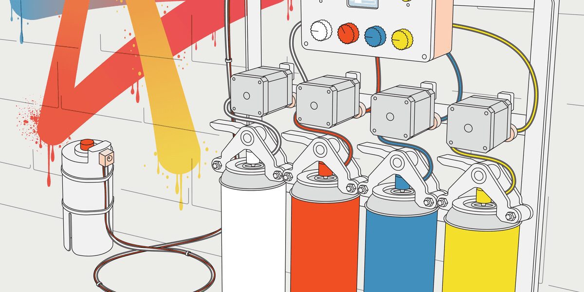 Arduino-Powered Spray Paint Mixer: DIY Color Mixing Made Easy