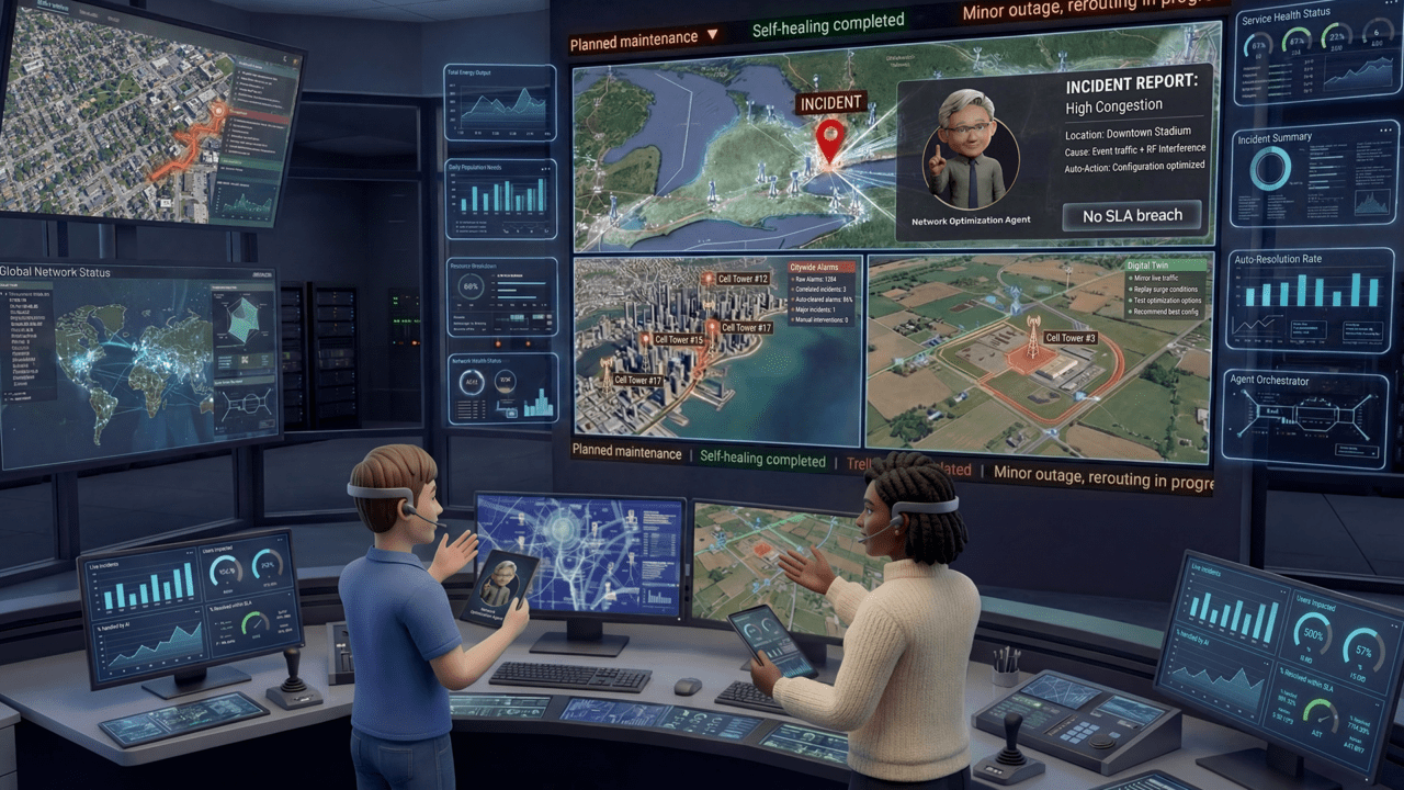 NVIDIA Revolutionizes Autonomous Networks
