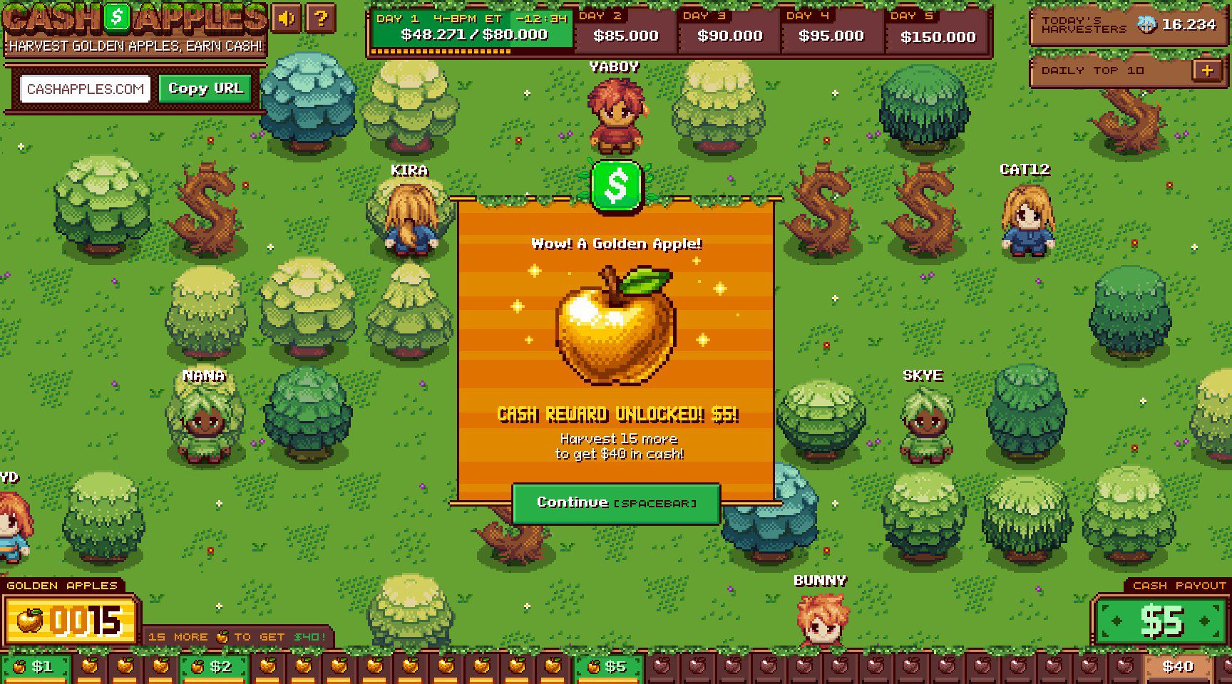 Make Money with Cash Apples