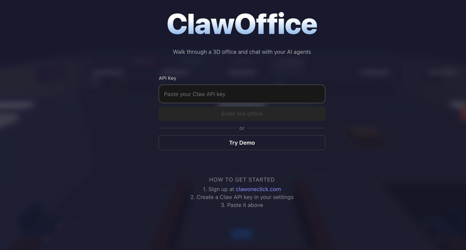 ClawOffice: 3D Virtual Office for OpenClaw AI Agents