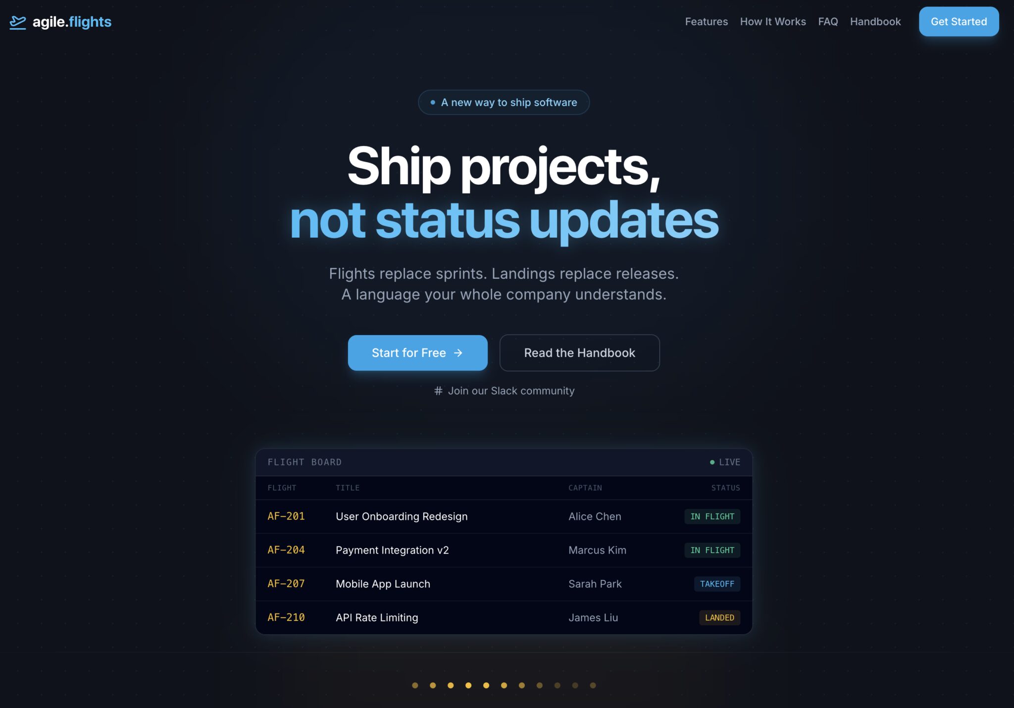 Replace Sprints with Flights: Agile Project Management Redefined