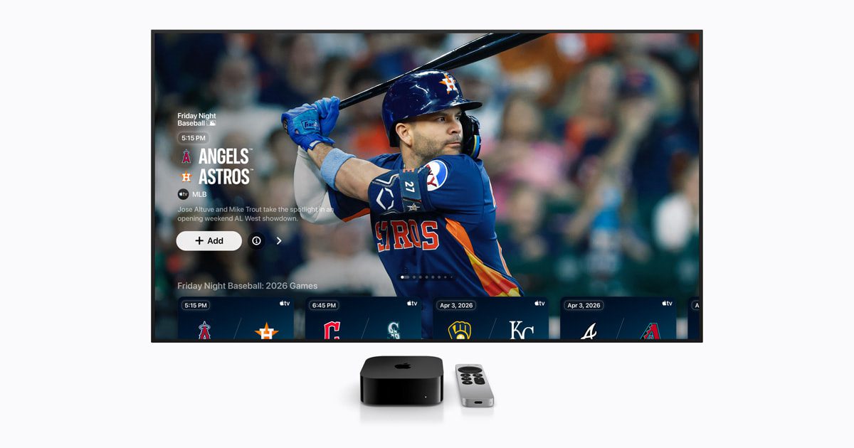 Friday Night Baseball Returns to Apple TV