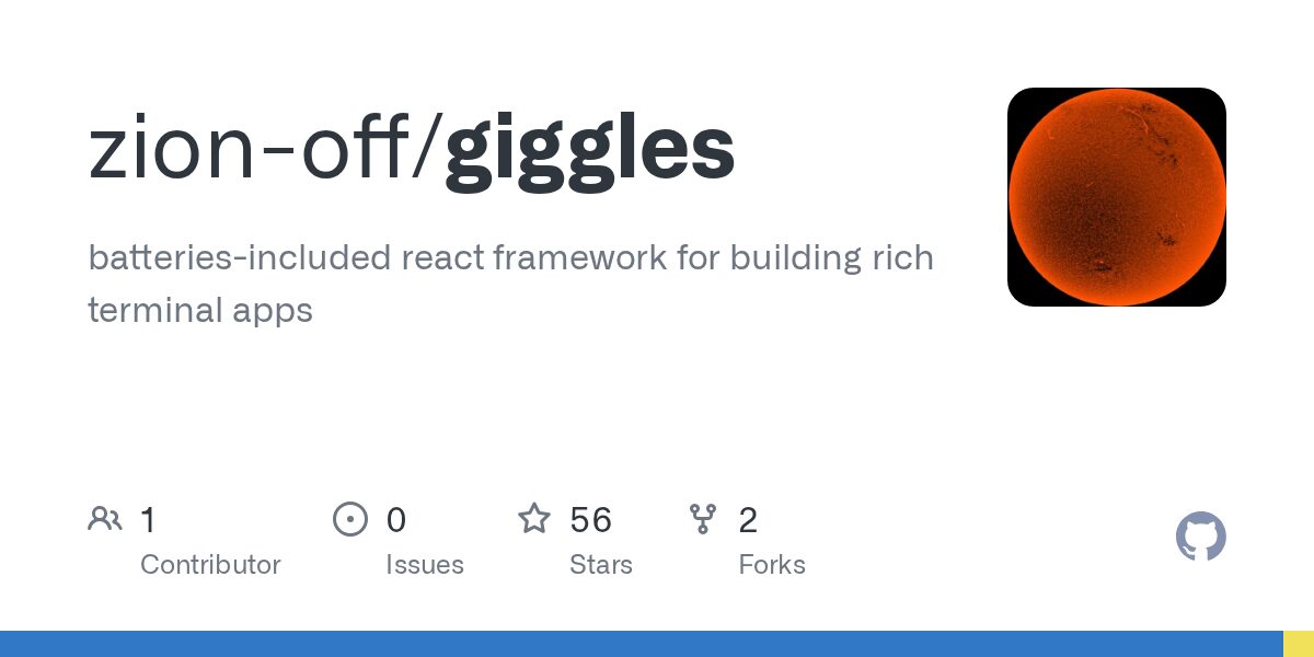 Build Terminal Apps with Giggles Framework