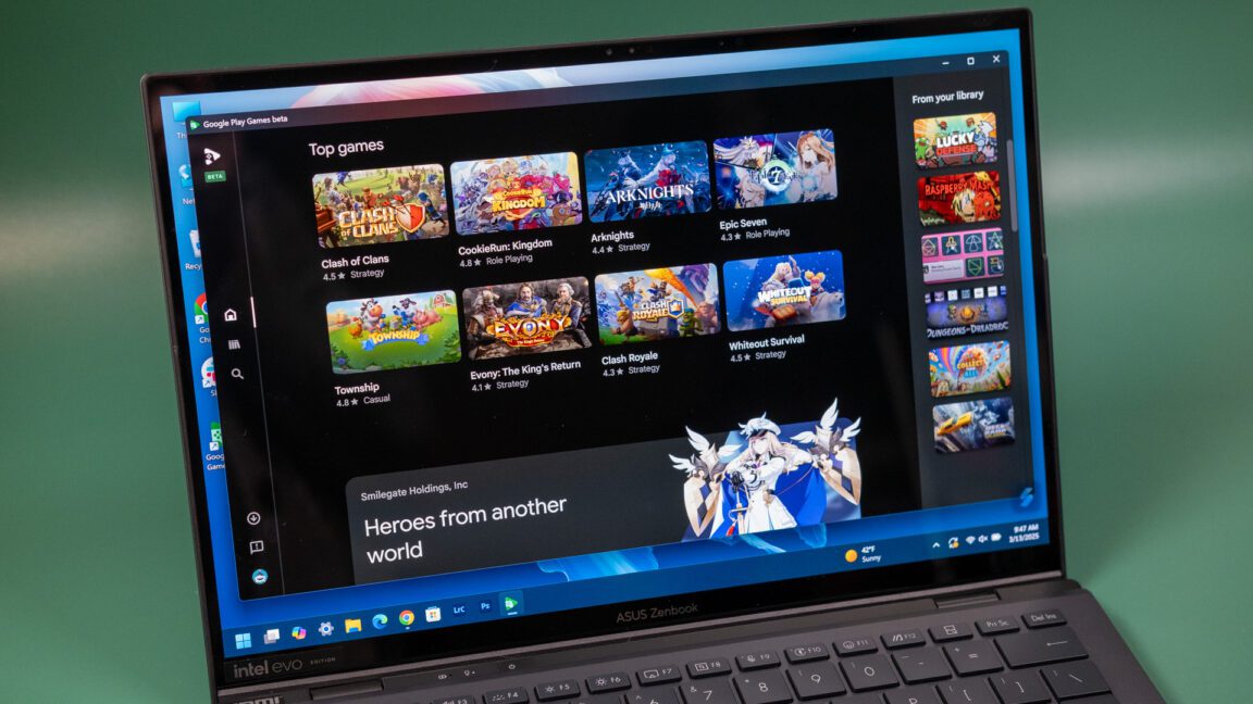 Google Play Games Expands to Windows with Premium Titles and Cross-Buy