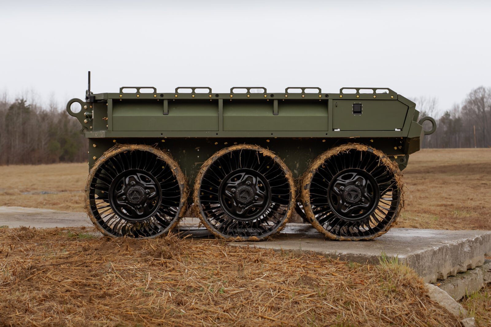 HDT Robotics Deploys Hunter WOLF UGVs for Battlefield Support