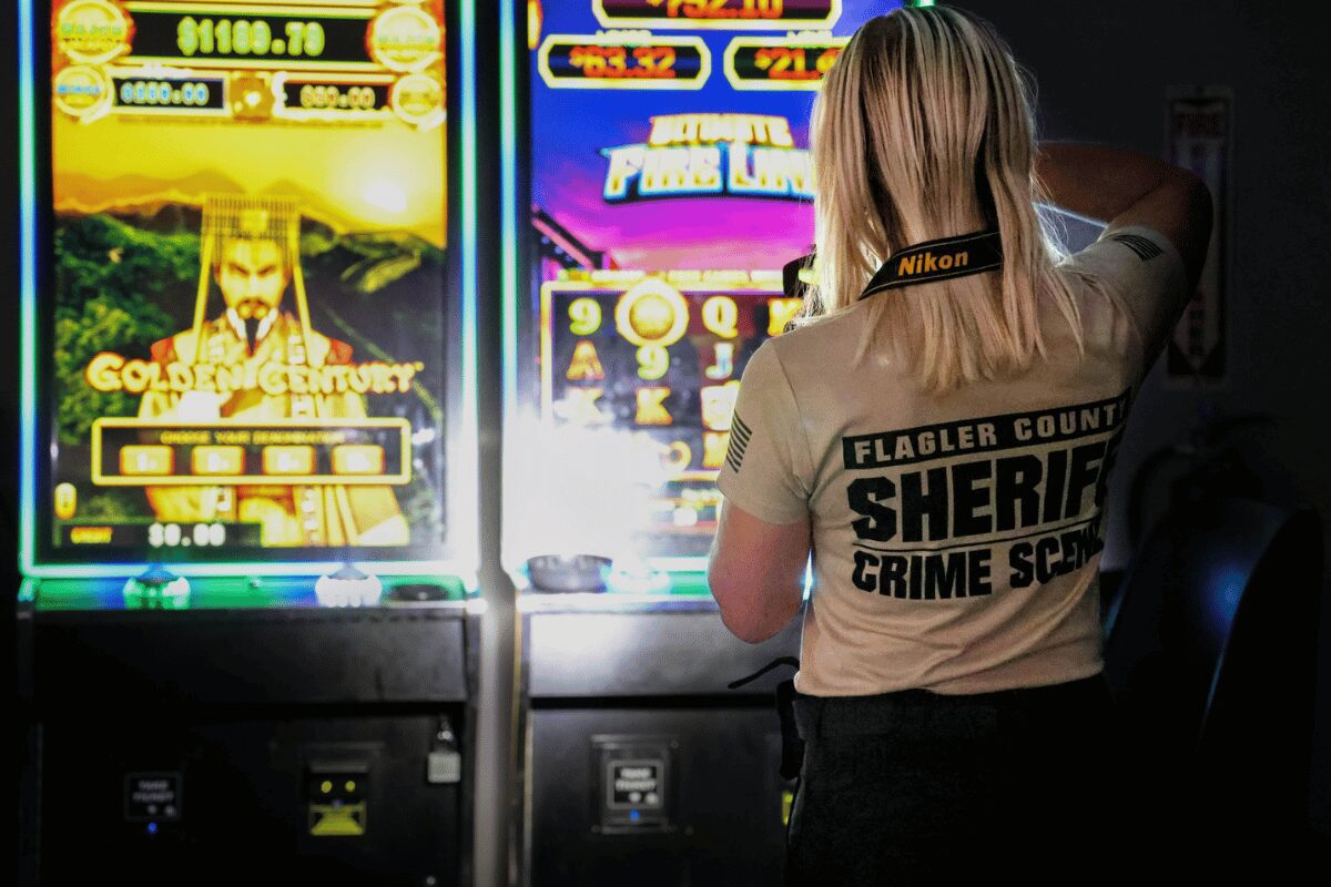 Flagler County Raids Illegal Gambling Machines in Statewide Crackdown