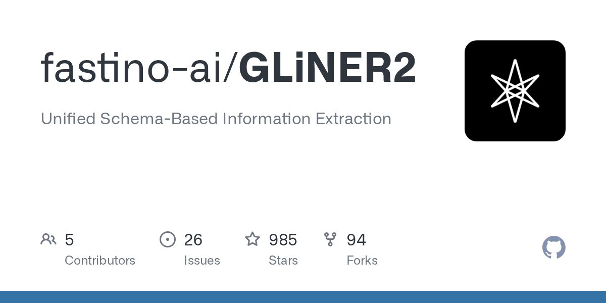 GLiNER2: Revolutionizing Information Extraction