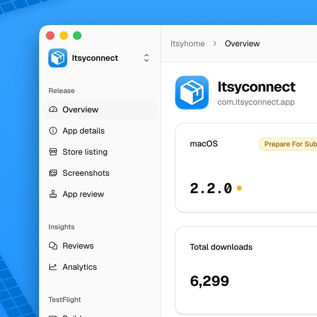 Itsyconnect macOS App: Simplify App Store Management