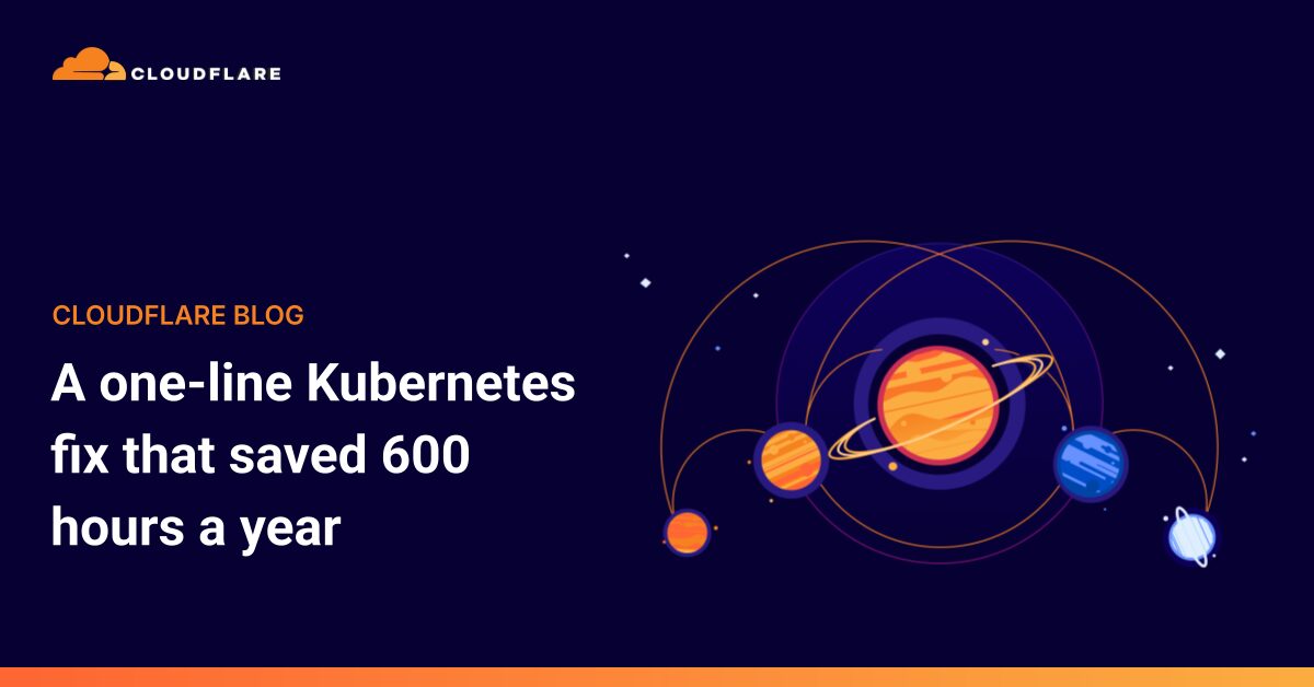 A One-Line Kubernetes Fix That Saved 600 Hours a Year