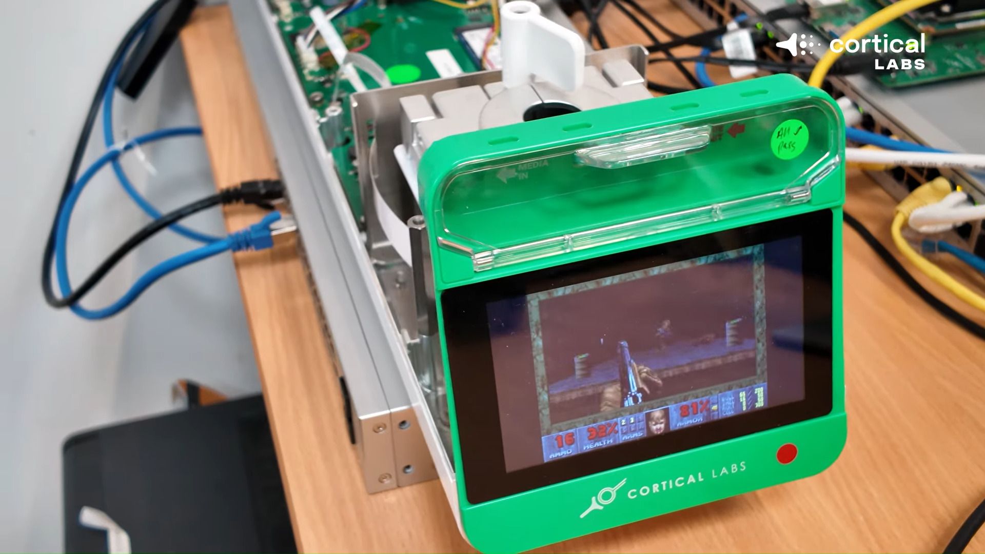 Living Human Neurons Play Doom: The Future of AI and Neuroscience