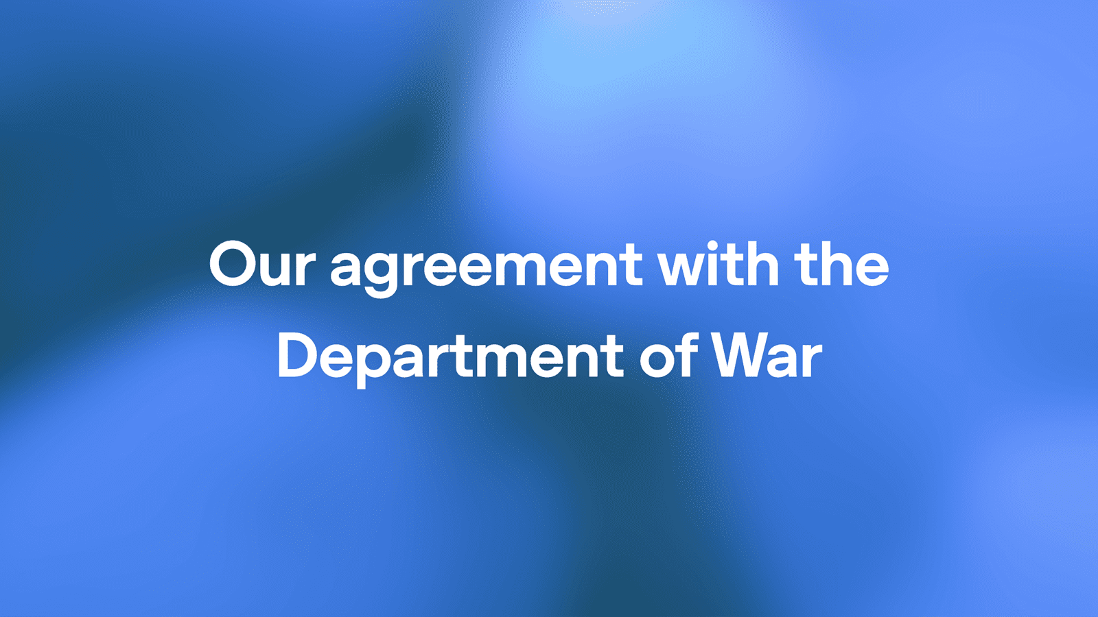 OpenAI's DOD Agreement: Understanding the Implications