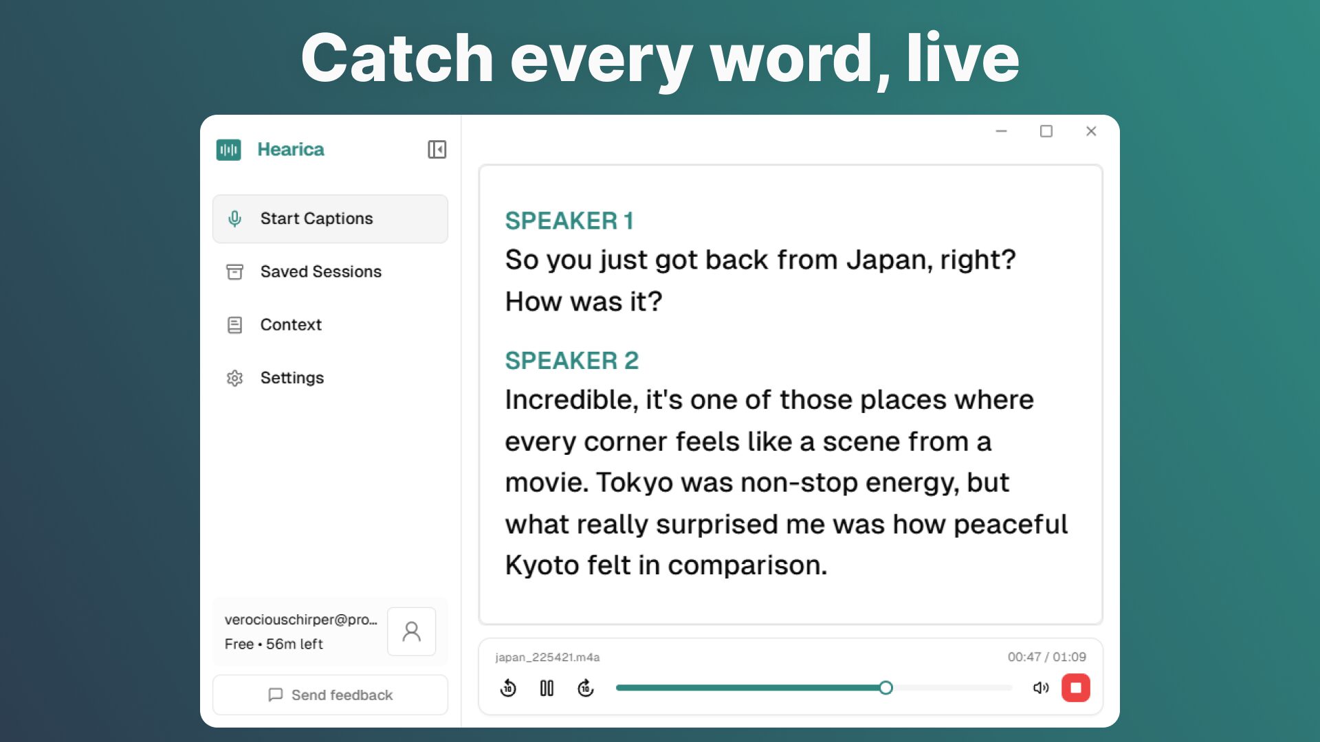 Hearica: Real-Time Captioning Tools for Everyone