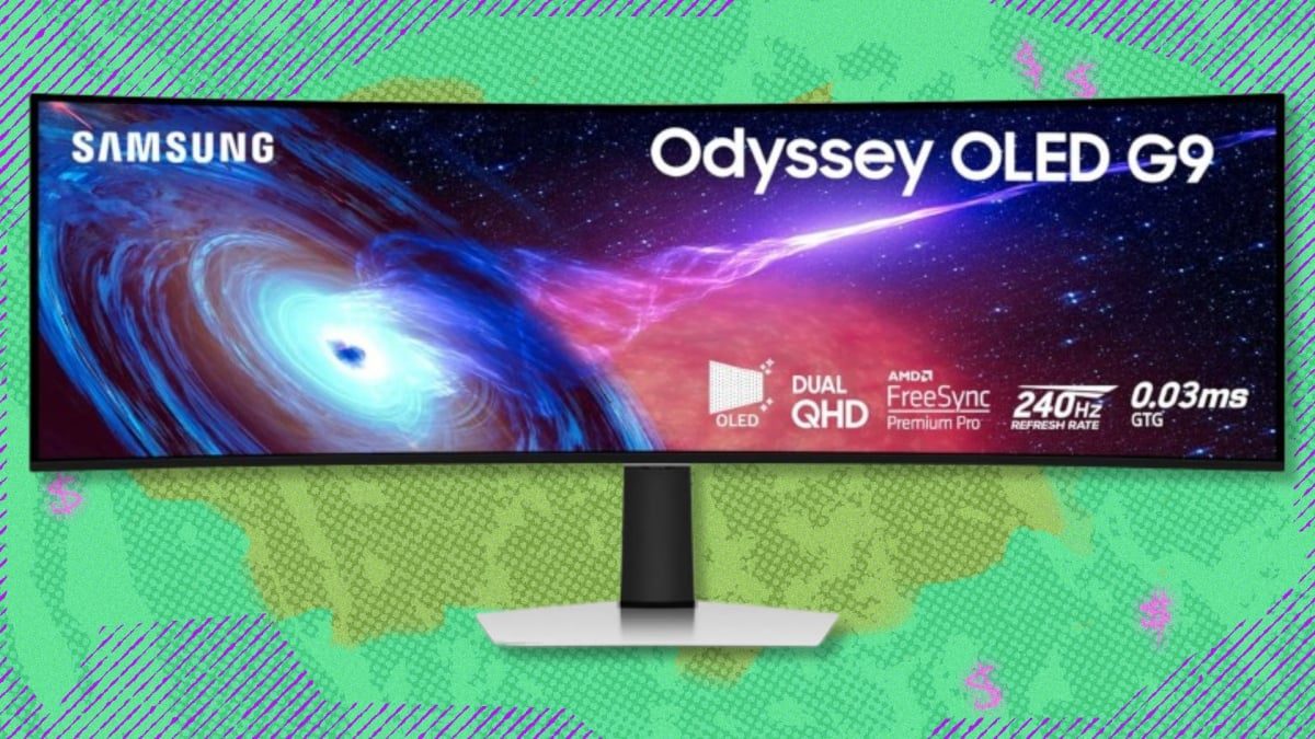 Samsung Odyssey G9 QD-OLED Monitor Deal: Save $300 at Amazon