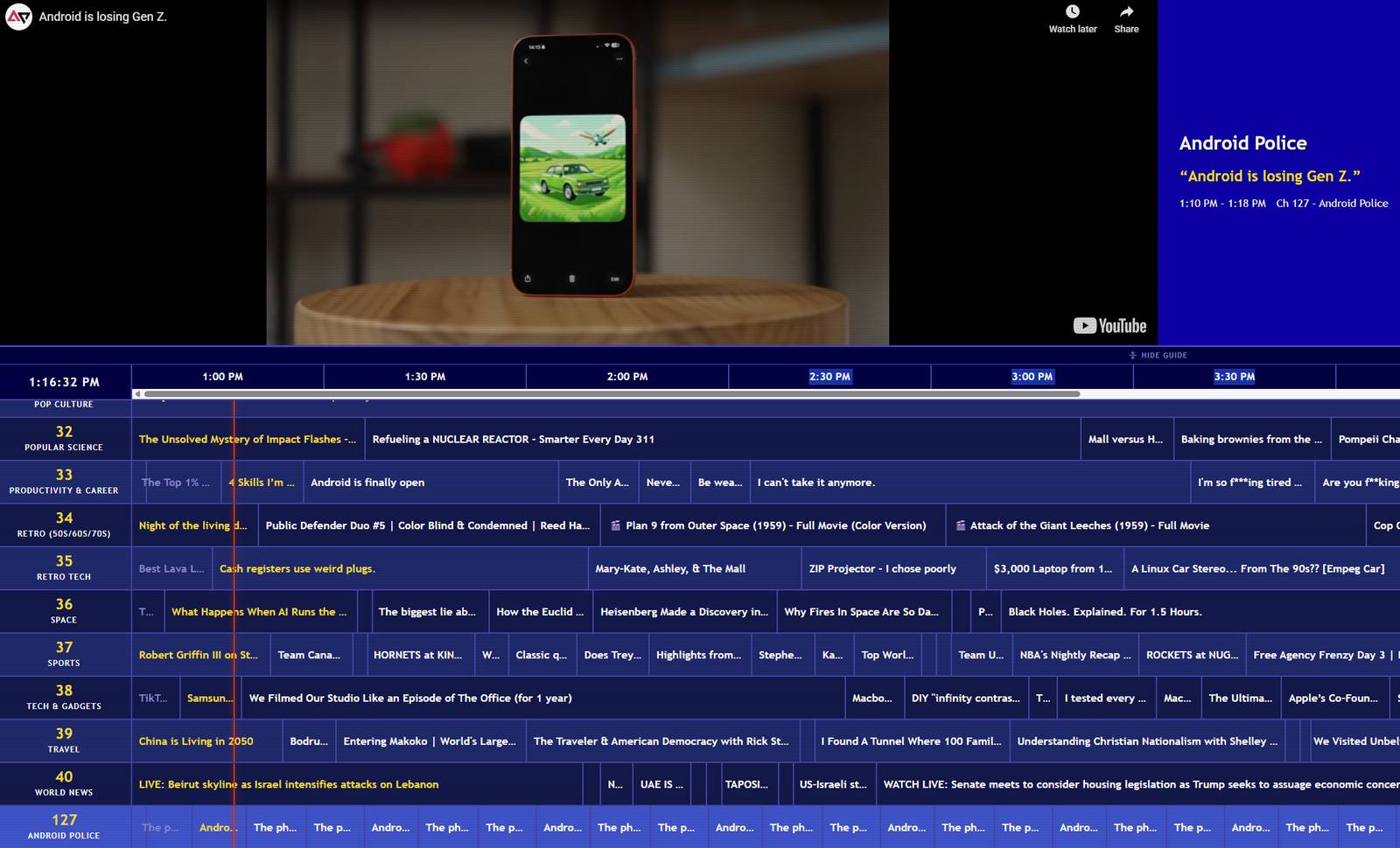 Rediscover TV Magic with YouTube’s Web Tool
