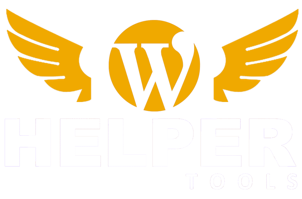 WP HELPER TOOL LOGO WHITE