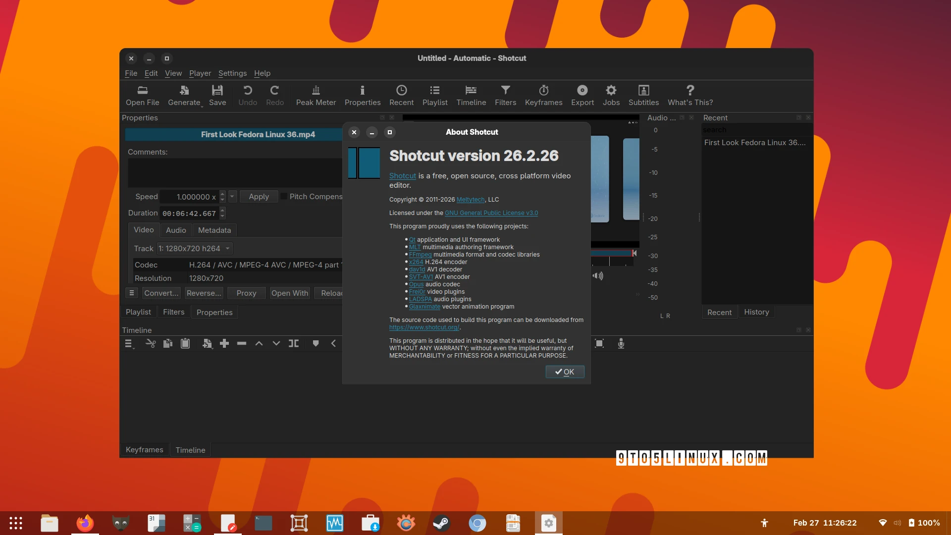Shotcut 26.2 Released: Free Video Editing Software Gets New Features