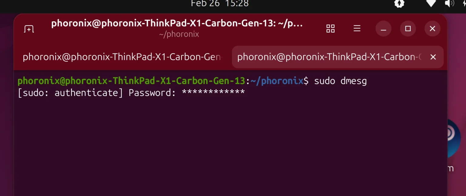 Ubuntu 26.04 Defaults to Password Feedback in Sudo