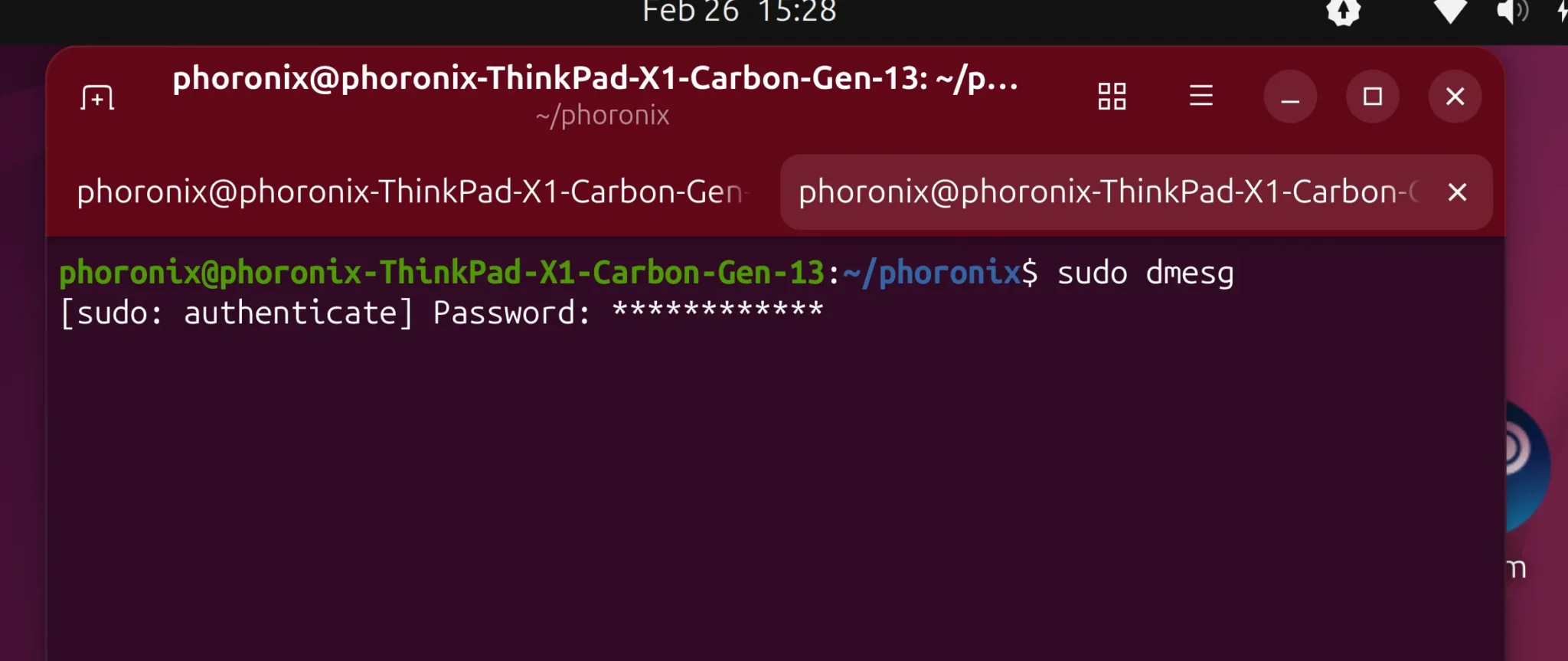 Ubuntu 26.04 Defaults to Password Feedback in Sudo
