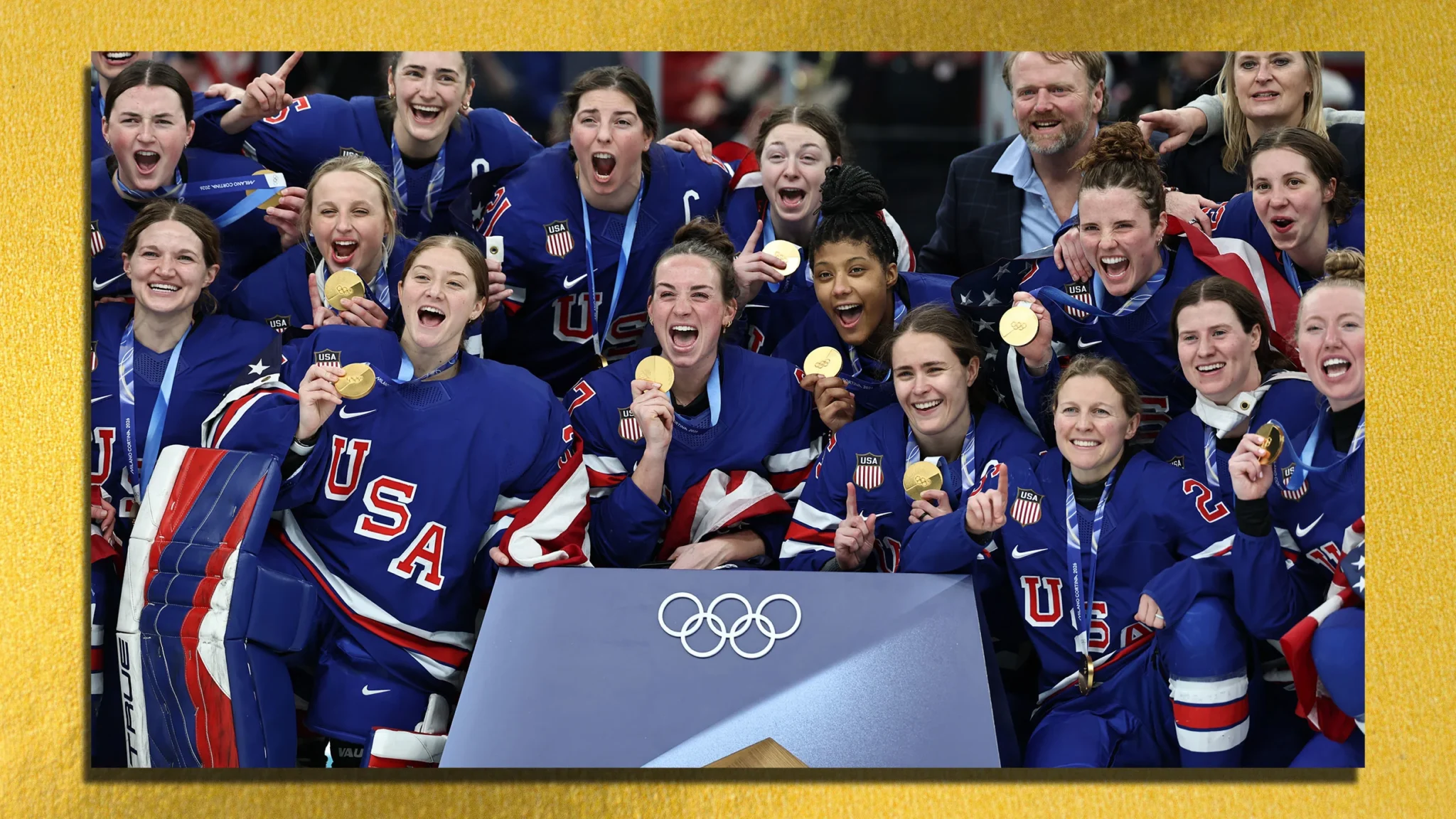 Celebrating the U.S. Women's Hockey Team's Historic Gold Medal Win