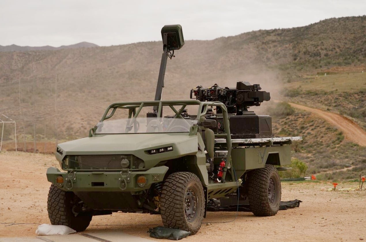American Rheinmetall Tests Drone Hunter Vehicle
