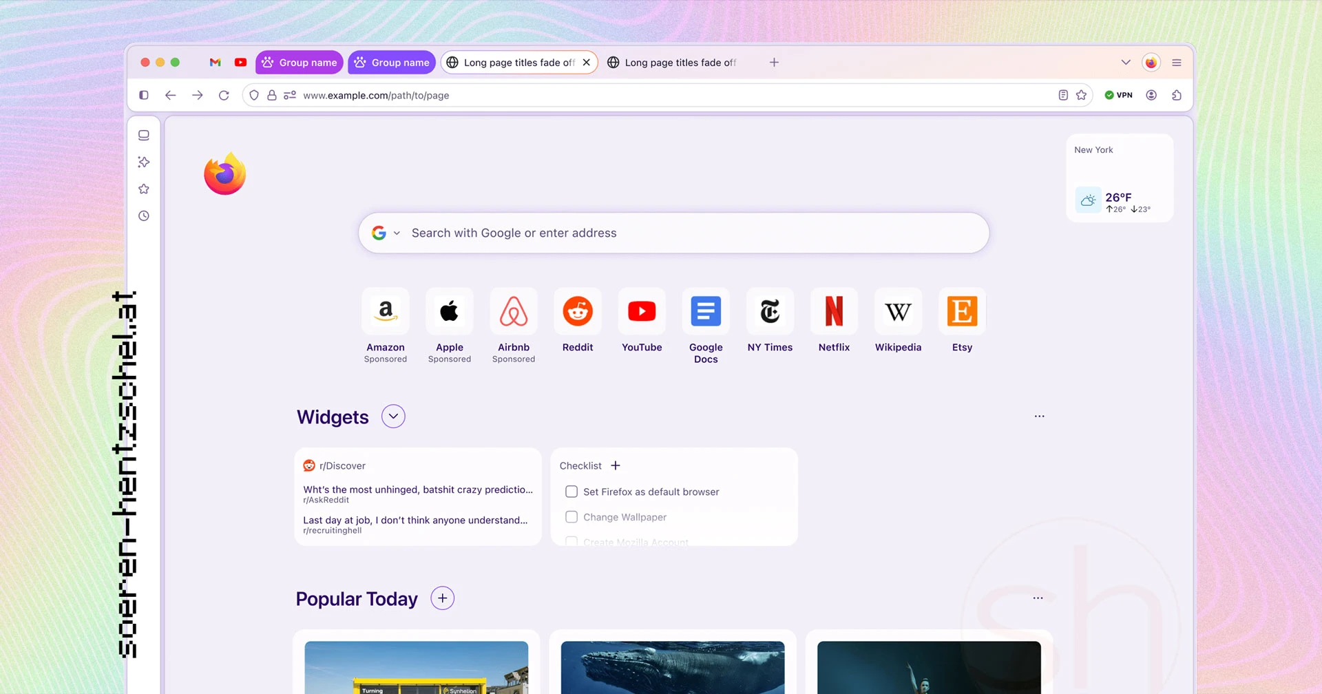Firefox Nova Redesign