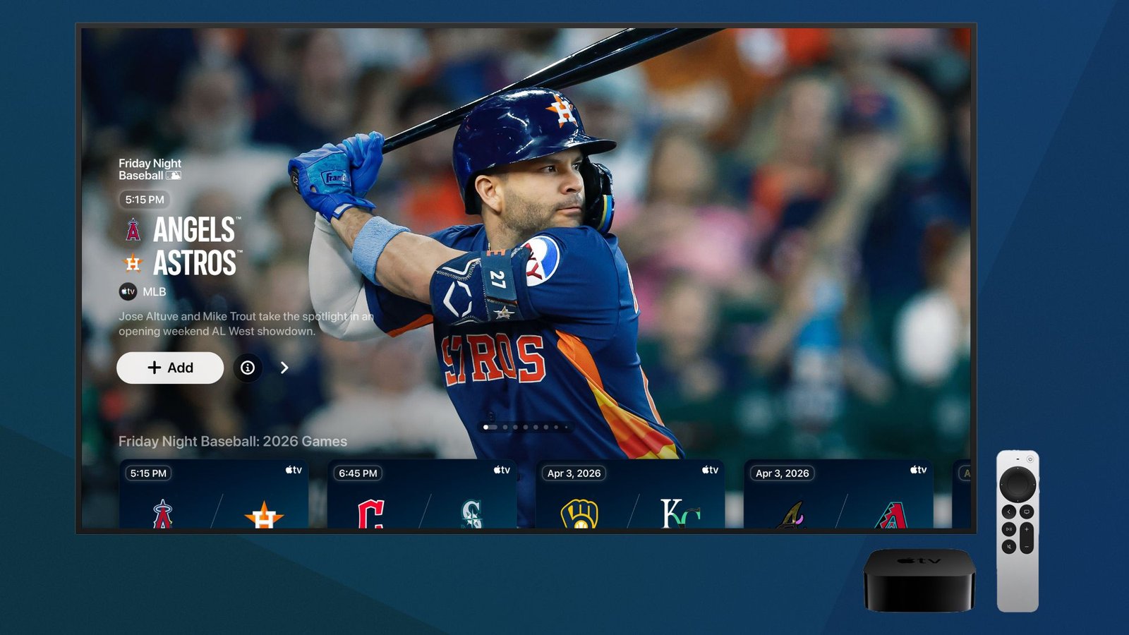Friday Night Baseball Returns to Apple TV