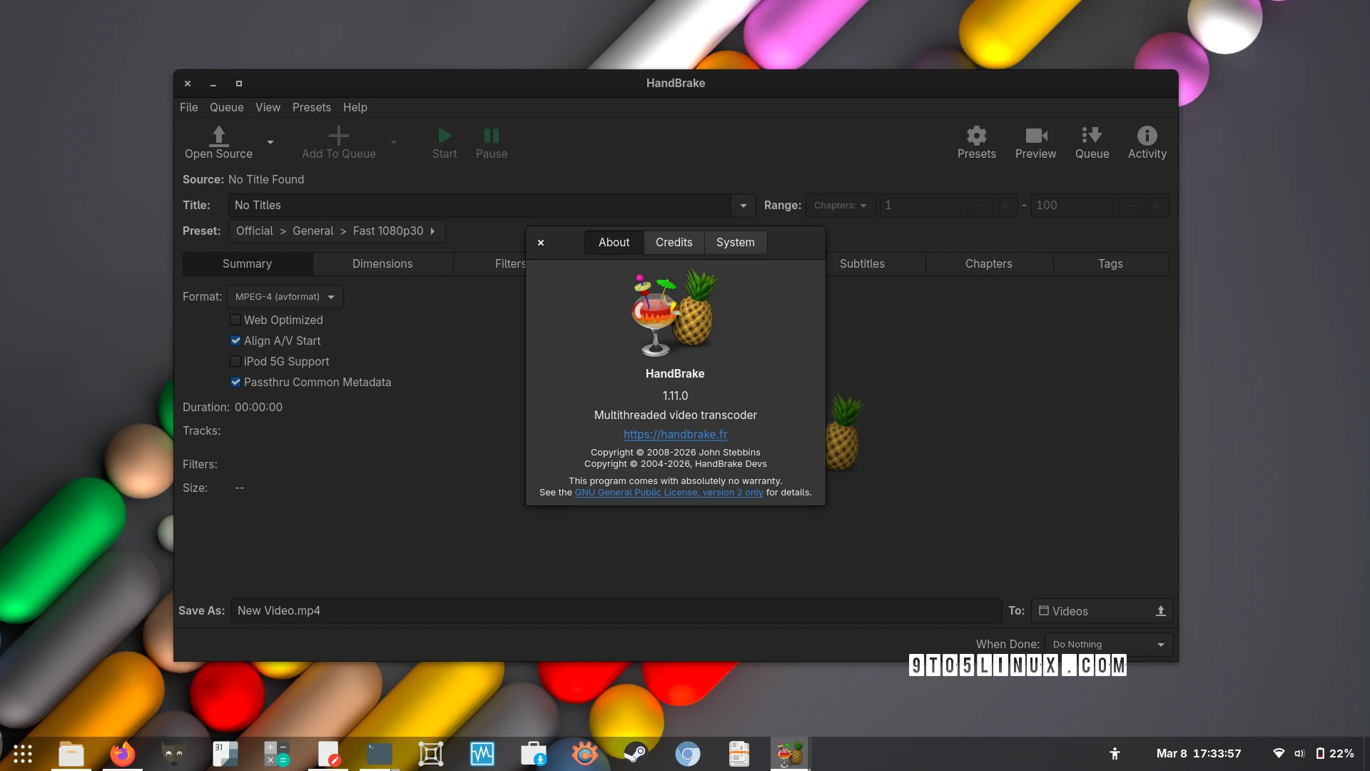 HandBrake 1.11 Released: What's New in This Video Transcoder?