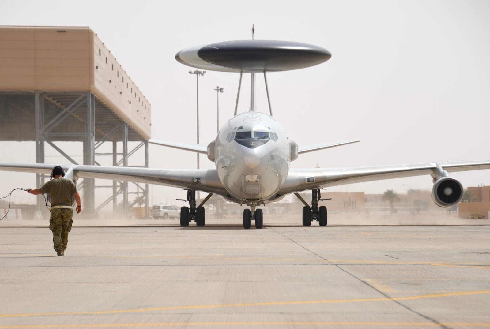 Iranian Missile Strike Damages U.S. E-3 AWACS at Saudi Base