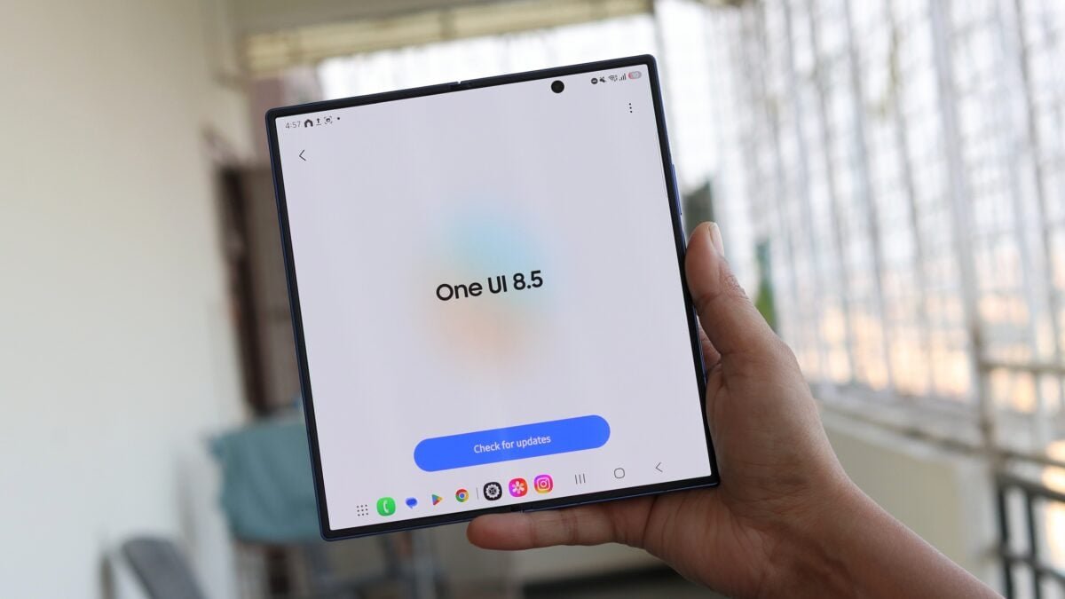 Samsung Galaxy Z Fold 7 Gets One UI 8.5 Beta Update