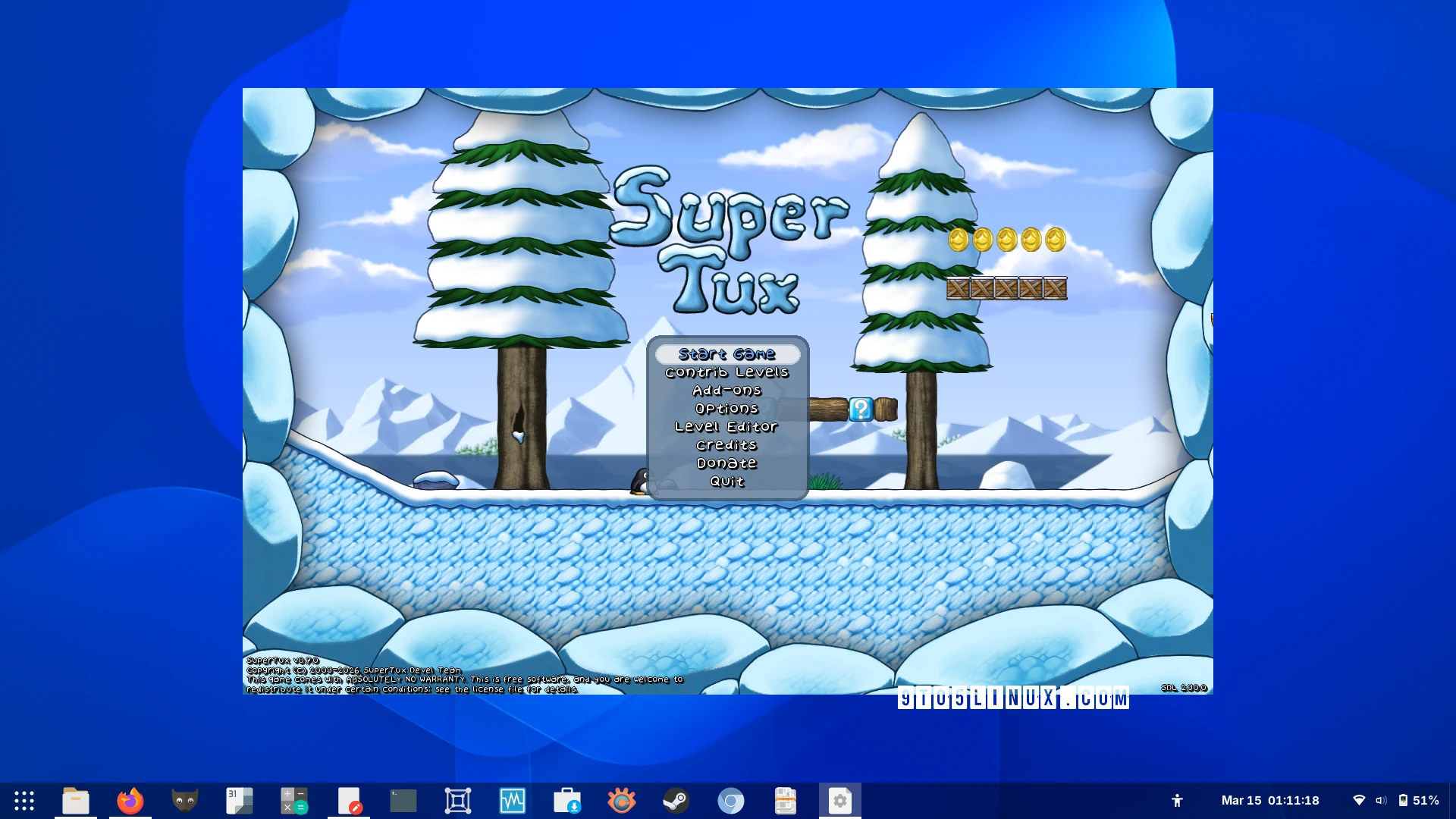 SuperTux 0.7.0 Released: A Major Update for the Classic 2D Jump'n Run Game
