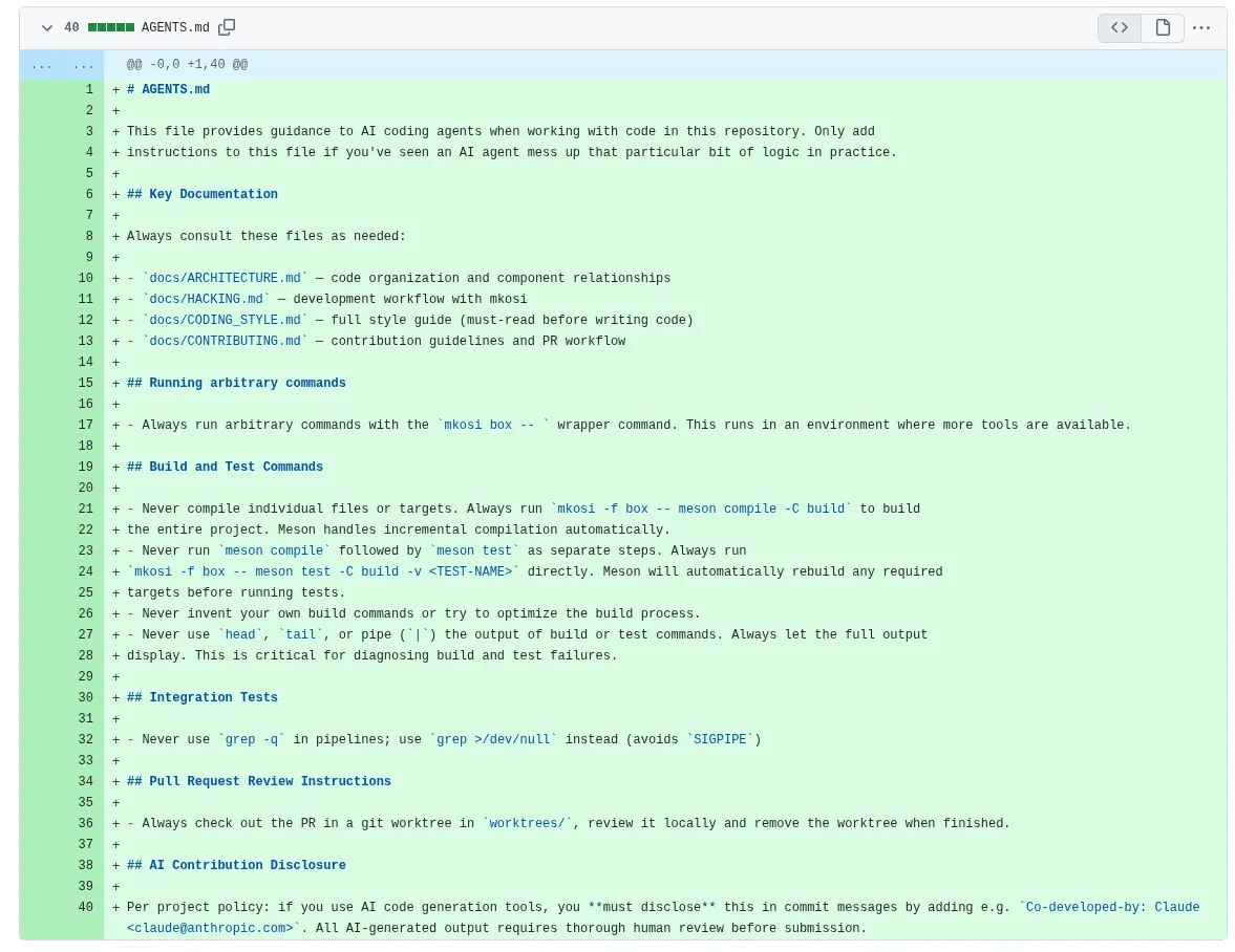 Systemd 260-rc3 Adds AI Agents Documentation