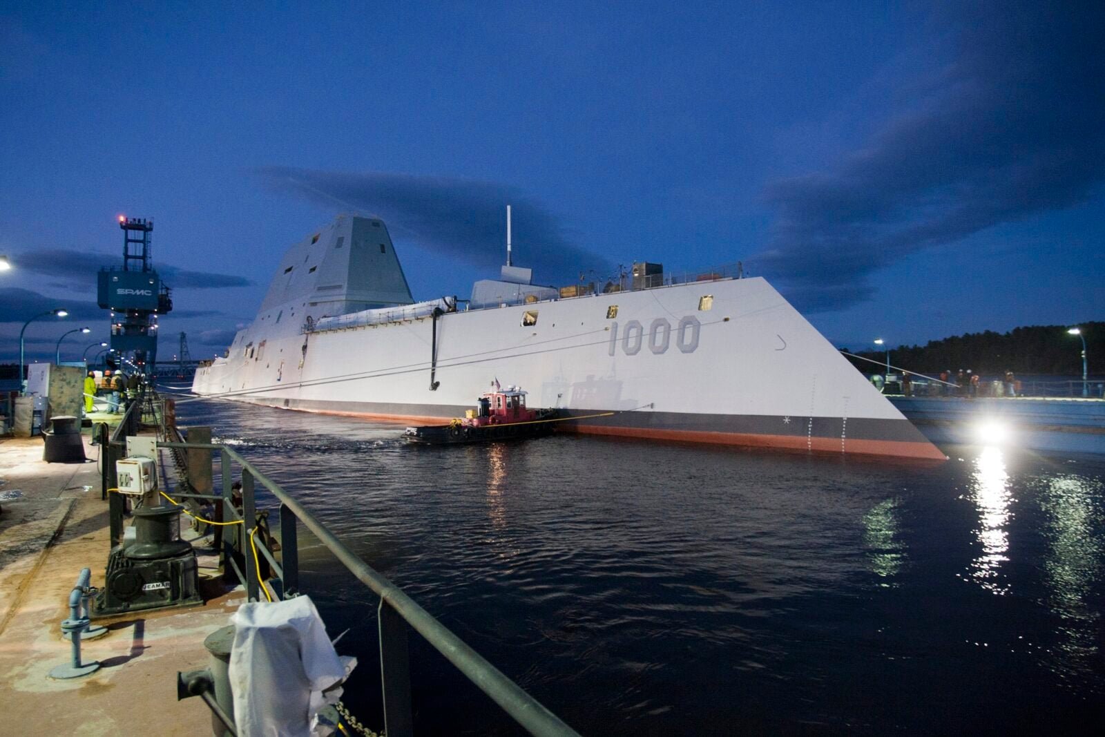 US Navy Awards $19.5M Contract for Zumwalt Destroyer Support